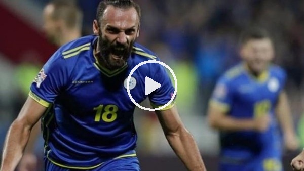  Vedat Muriqi'in Çekya'ya attığı gol