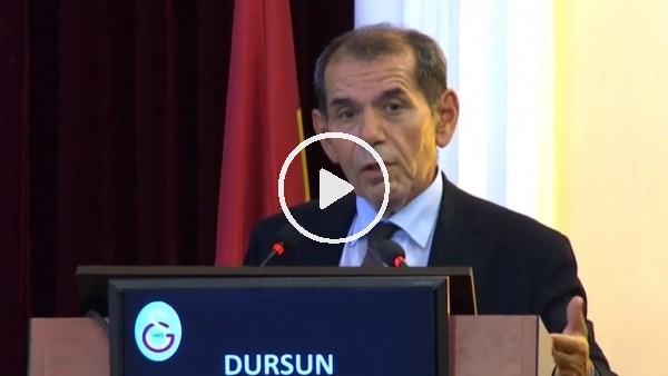 Dursun Özbek: "Ben Galatasaray'a küsemem bu yuvanın çocuğuyum"