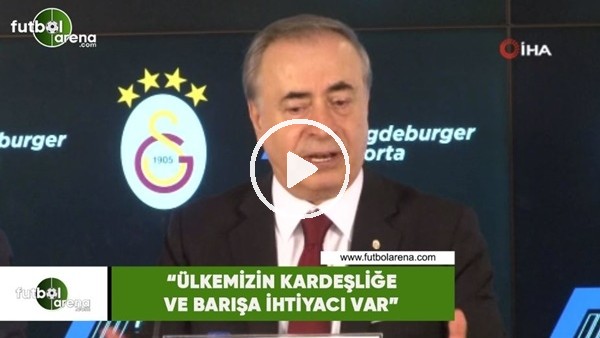 Mustafa Cengiz: "Ülkemizin barışa ver kardeşliğe ihtiyacı var"