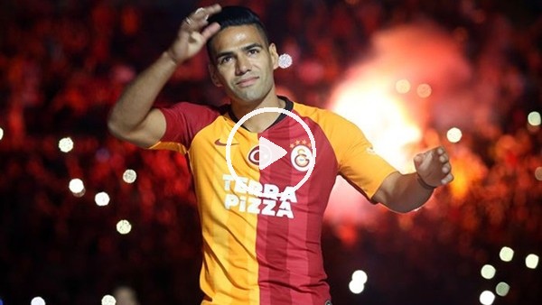 Falcao'nun gelişi ve imza töreni