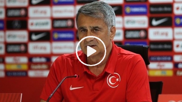 Şenol Güneş Moldova maçı öncesi basın toplantısı düzenledi