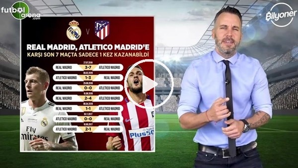 Atletico Madrid - Real Madrid maçının heyecanı Bilyoner'de