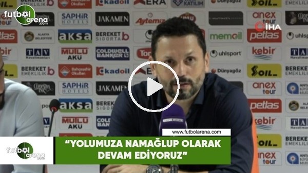 Erol Bulut: "Yolumuza namağlup olarak devam ediyoruz"