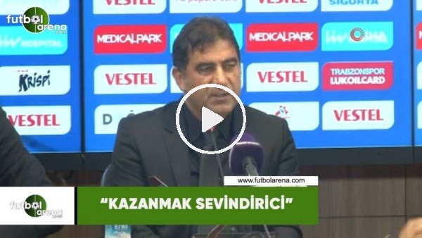 Ünal Karaman: "Kazanmak sevindirici"