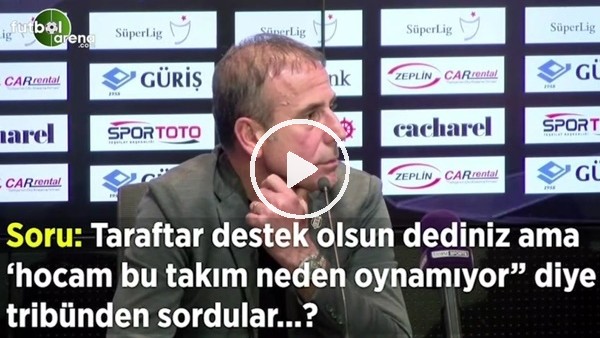 Abdullah Avcı: "Taraftarlar oyunumuzdan kalmayabilirler ama oyunu geliştiriyoruz"