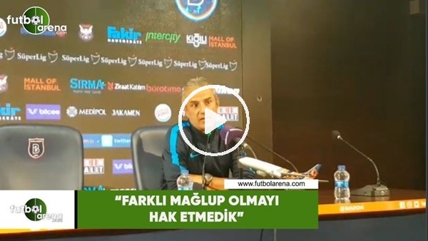 İsmail Kartal: "Farklı mağlup olmayı hak etmedik"