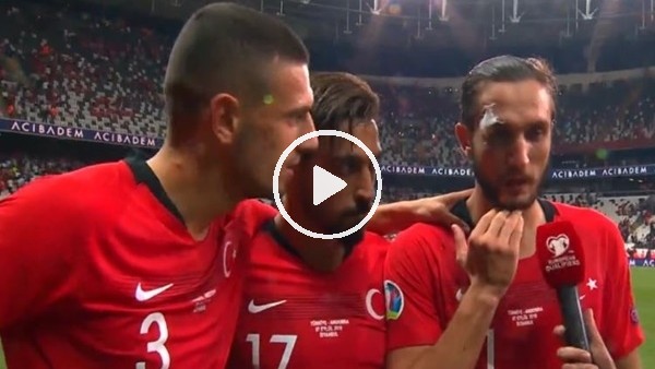 Yusuf Yazıcı, Merih Demiral ve İrfan Can kahveci'nin maç sonu açıklamaları