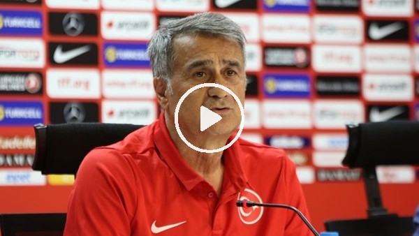 Şenol Güneş, Andorra maçı öncesi basın toplantısı düzenledi