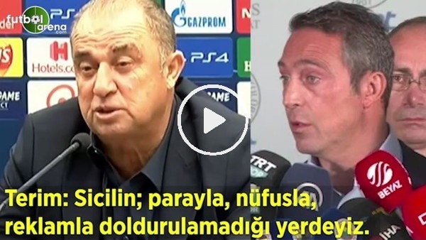 Fatih Terim'den Ali Koç'a cevap