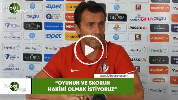 Bülent Korkmaz: "Oyunun ve skorun hakimi olmak istiyoruz"