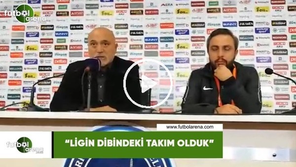 Hikmet Karaman: "Ligin dibindeki takım olduk"