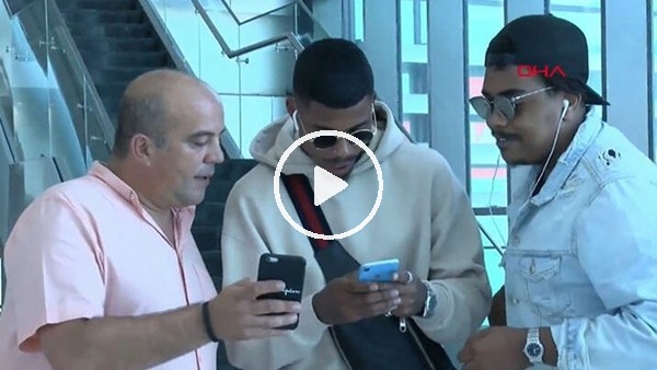 Galatasaray'ın yeni transferi Lemina, İstanbul'a geldi