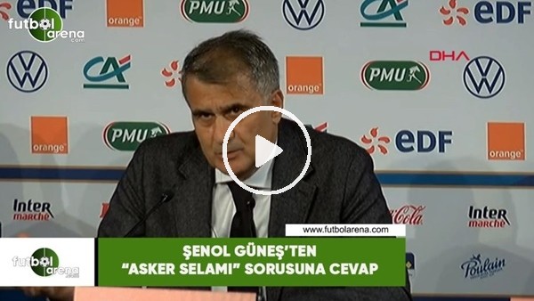 Şenol Güneş'ten "Asker Selamı" sorusuna cevap