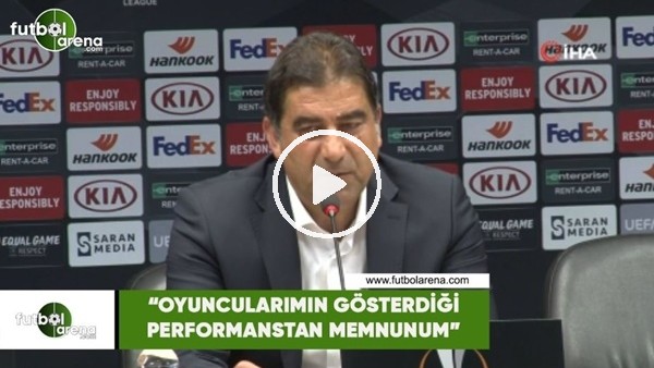 Ünal Karaman: "Oyuncularımın gösterdiği performanstan memnunum"
