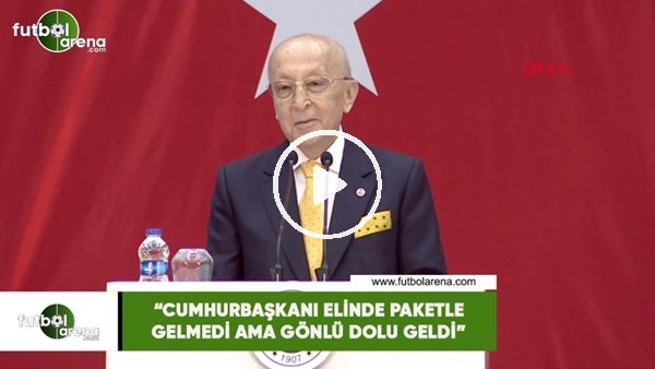 Vefa Küçük: "Cumhurbaşkanı elinde paketle gelmedi am gönlü dolu geldi"