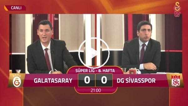 Andone'nin şık golünde GS TV spikerlerinin sevinci