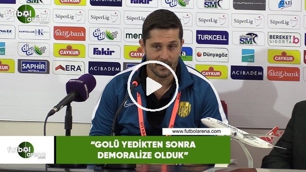 Hayrettin Aksoy: "Golü yedikten sonra demoralize olduk"
