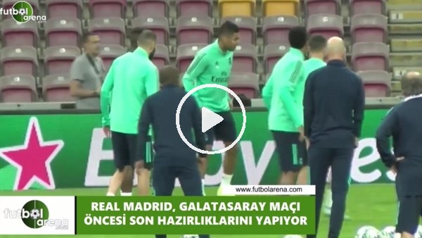 Real Madrid, Galatasaray maçına hazır