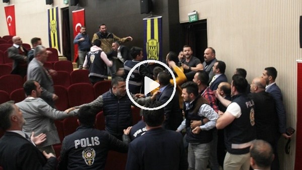Ankaragücü Genel Kurulu'nda yumruklu kavga