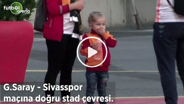 Galatasaray - Sivasspor maçına doğru stad çevresi