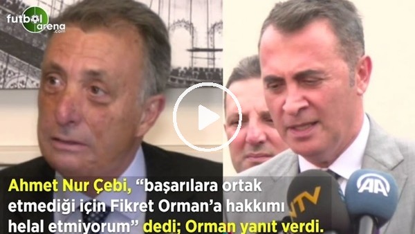 Fikret Orman'dan Ahmet Nur  Çebi'nin sözlerine yanıt