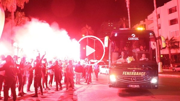 Fenerbahçe kafilesi Mersin'de