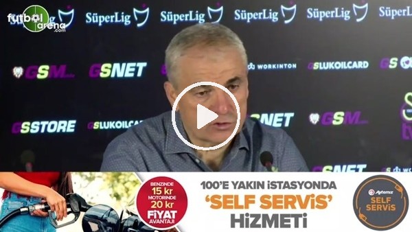 Rıza Çalımbay: "Galatasaray'a yenildik ama çok güzel maç oldu"