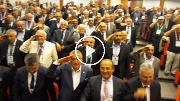 Trabzonspor Divan Toplantısı Asker Selamı ile açıldı