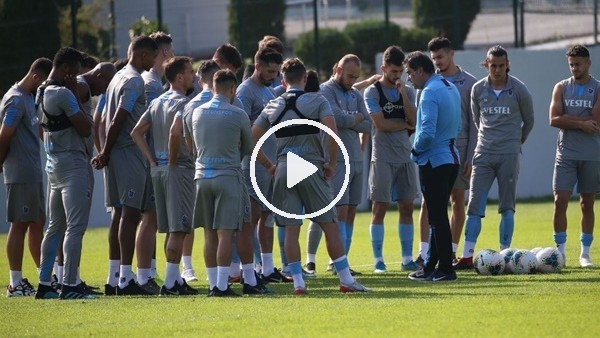 Trabzonspor, Başakşehir maçı hazırlıklarına başladı