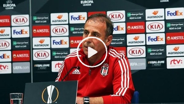 Abdullah Avcı, Braga maçı öncesi basın toplantısı düzenledi