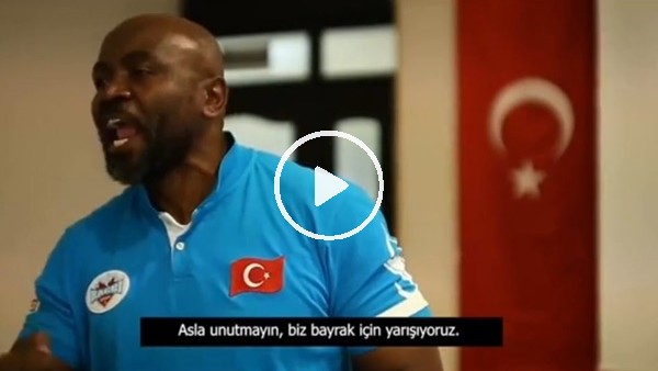 Ragbi Milli Takımı Teknik Direktörü Cherokee Sylvain'ın motivasyon konuşması! "Bayrak için!"