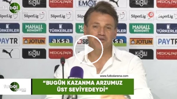 Tamer una: "Bugün kazanma arzumuz üst seviyedeydi"