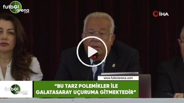 Eşref Hamamcıoğlu: "Bu tarz polemikler ile kulüp uçuruma gitmektedir"