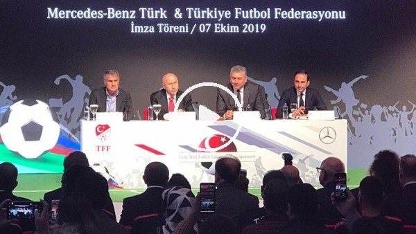 TFF - Mercedes sponsorluk anlaşması 