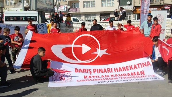 Amatör sporculardan, Mehmetçiğe destek