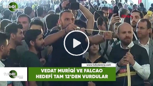 Vedat Muriqi ve Falcao hedefi tam 12'den vurdular