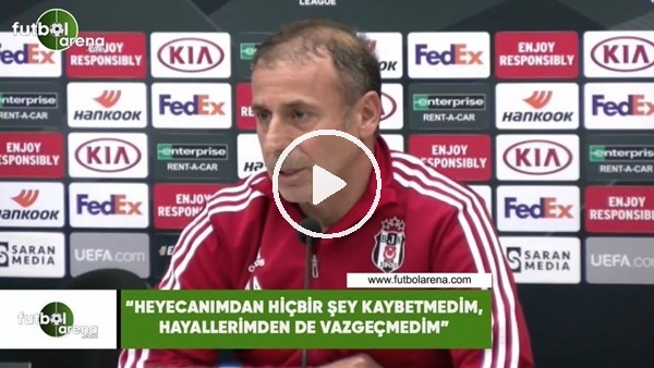 Abdullah Avcı: "Heyecanımdan hiçbir şey kaymetmedim, hayallerimden de vazgeçmedim"