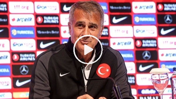 Şenol Güneş ve Ozan Tufan, Arnavutluk maçı öncesi basın toplantısı düzenledi