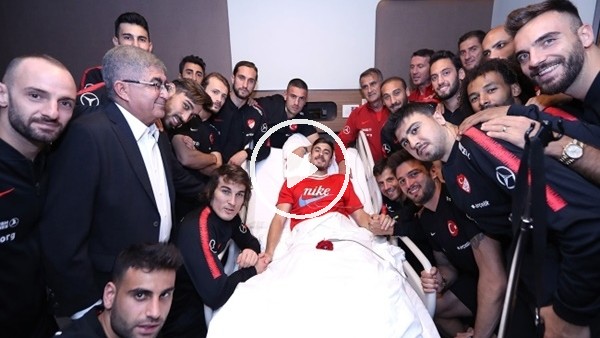 Milli Takım'dan Dorukhan Toköz'e ziyaret