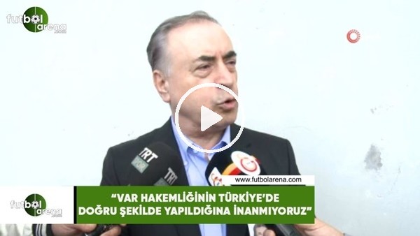Mustafa Cengiz: "VAR hakemliğinin Türkiye'de doğru şekilde yapıldığına inanmıyoruz"