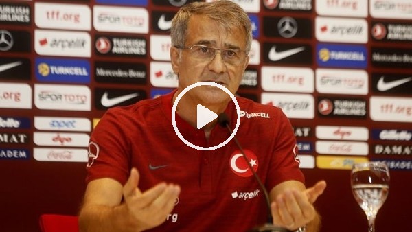 Şenol Güneş basın toplantısı düzenledi