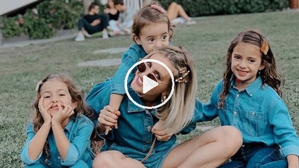 Falcao'nun eşi Lorelei Taron ve çocuğunun keyifli anları