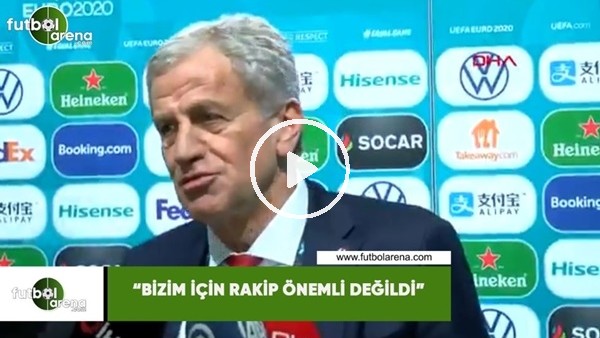 Servet Yardımcı: "Bizim için rakip önemli değildi"