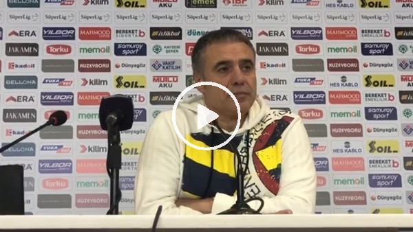 Ersun Yanal, Kayseri yenilgisi sonrası 3 kez aynı şeyi söyledi: "Sezon sonu herkes arkamızda kalacak"