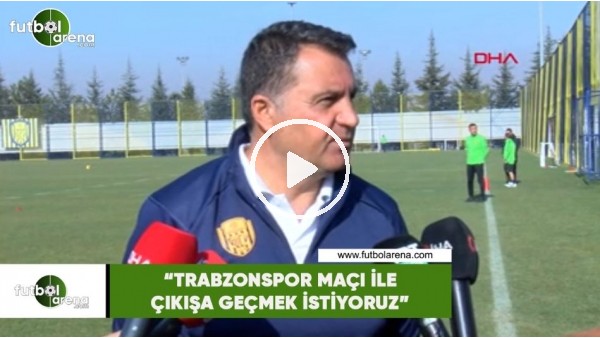 Mustafa Kaplan: "Trabzonspor maçı ile çıkışa geçmek istiyoruz"