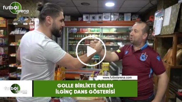 Golle birlikte gelen ilginç dans gösterisi