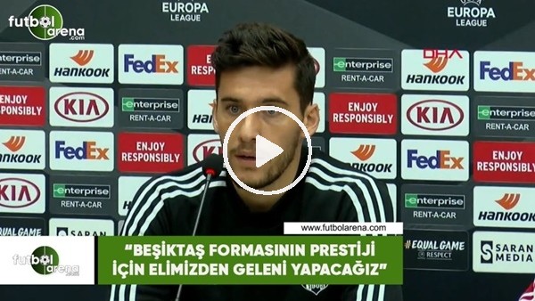 Umut Nayir: "Beşiktaş formasının prestiji için elimizden geleni yapacağız"