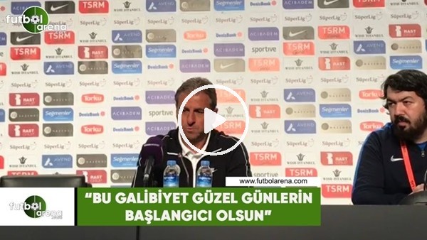 Hamza Hamzaoğlu: "Bu galibiyet güzel günlerin başlangıcı olsun"