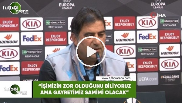 Ünal Karaman: "İşimizin zor olduğunu biliyoruz ama gayretimiz samimi olacak"