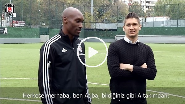 Atiba, genç oyuncularla bir araya geldi